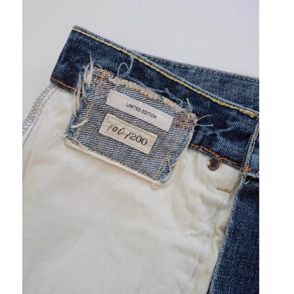 NWT R13 Tailored Drop Cuffed Jeans 24/26/27 Estin Selvedge Blue - Picture 10 of 11